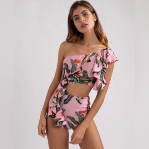 PatBO tropical swimsuit